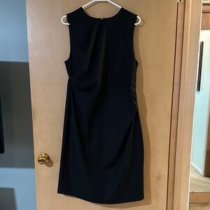 J. Crew Classic Black Midi Dress